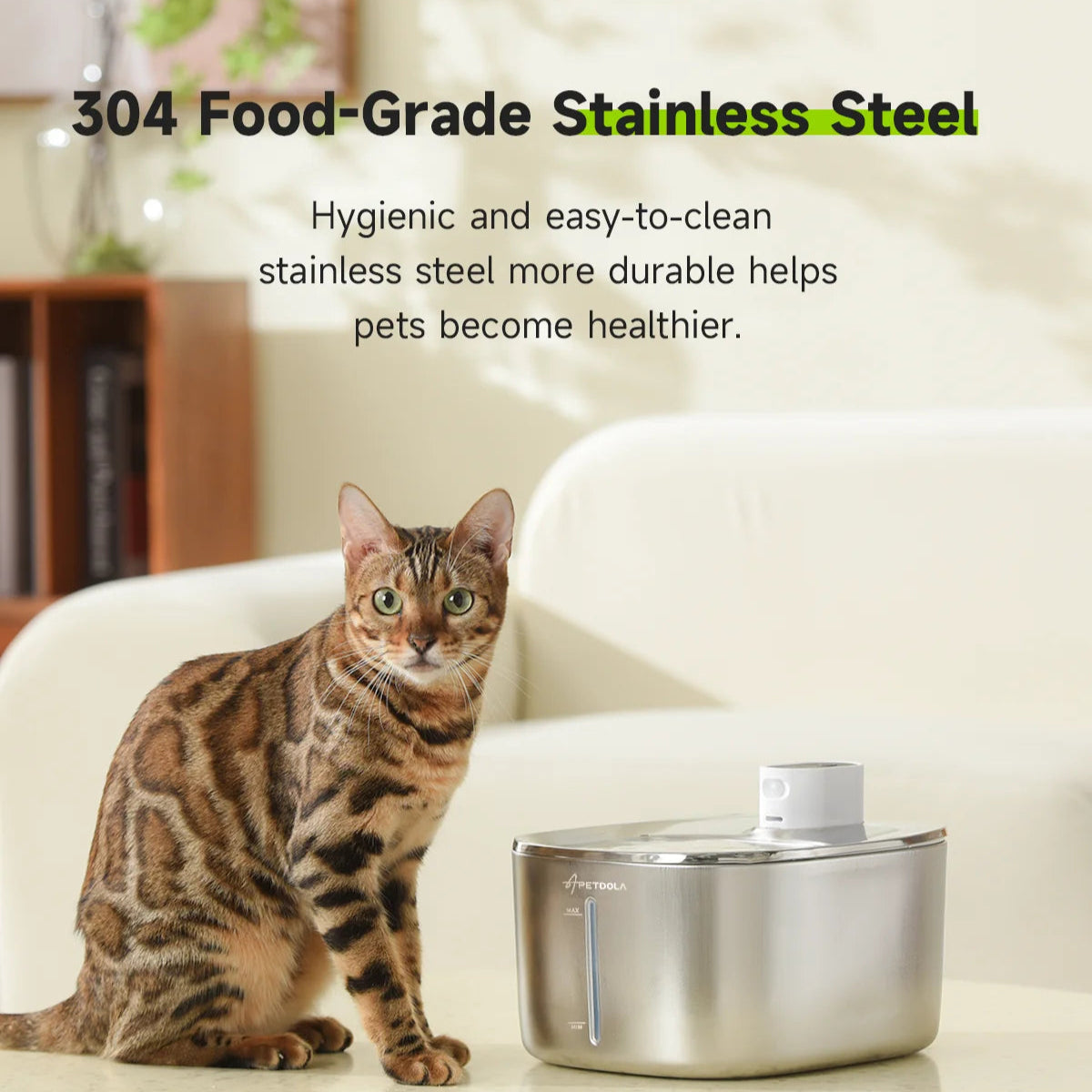 4L Wireless Cat Water Fountain Auto Sensor Drinking Fountain for Cats Dog Drinker Pet Water Dispenser Accessories